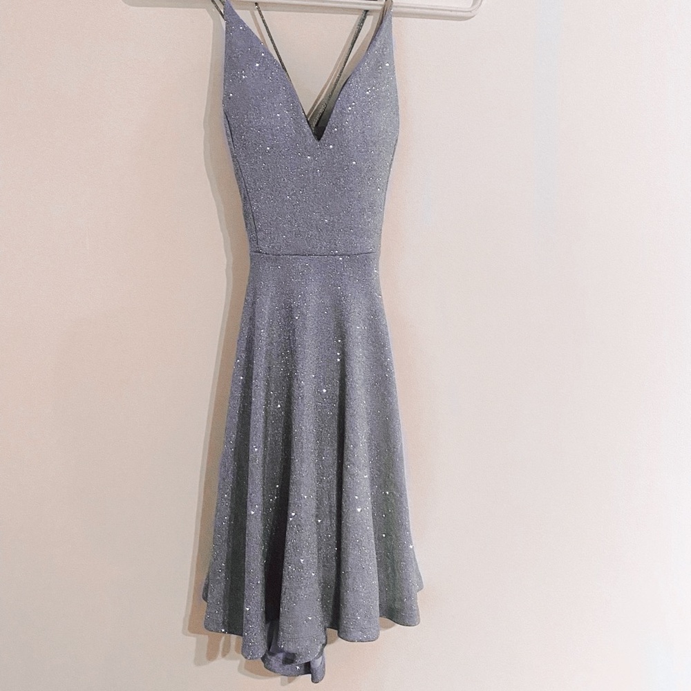 Glimmering Blue/Silver Dress